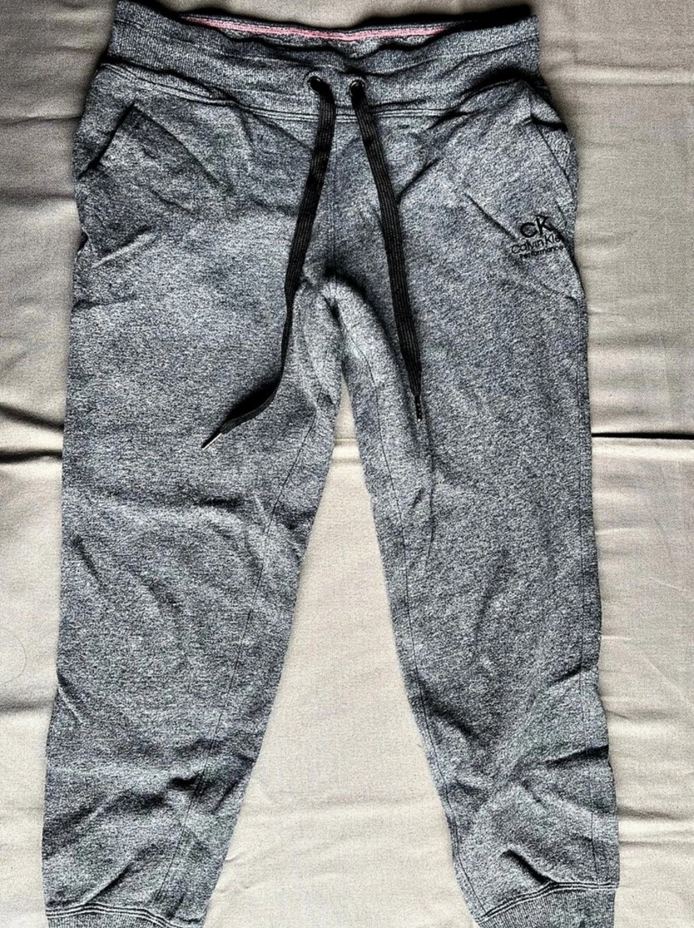 Calvin Klein Performance Logo Fleece Joggers Men's Gray